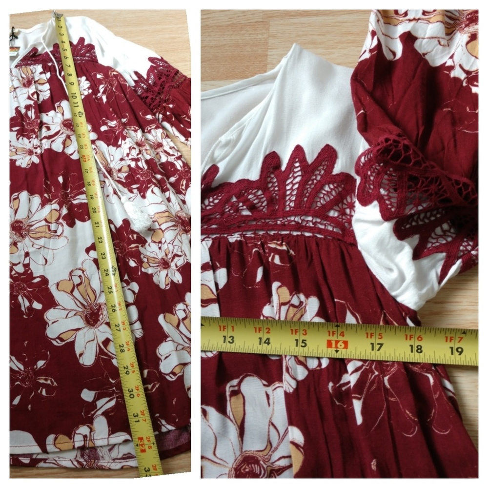 🎉HP🎉 Floral Crochet Shift Dress 💫 - Picture 5 of 8